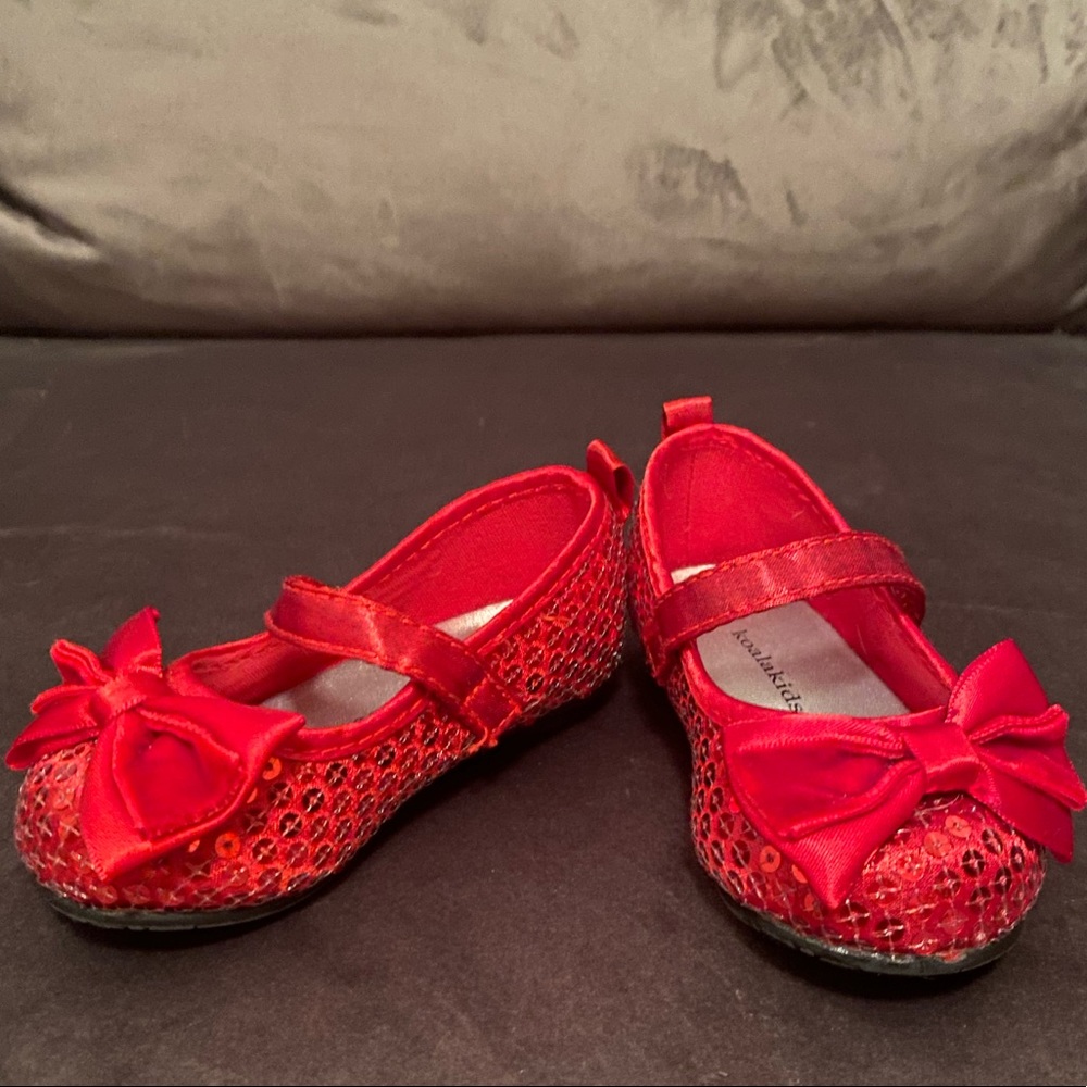 Koalakids baby girl red shoe. Size 3 baby shoe